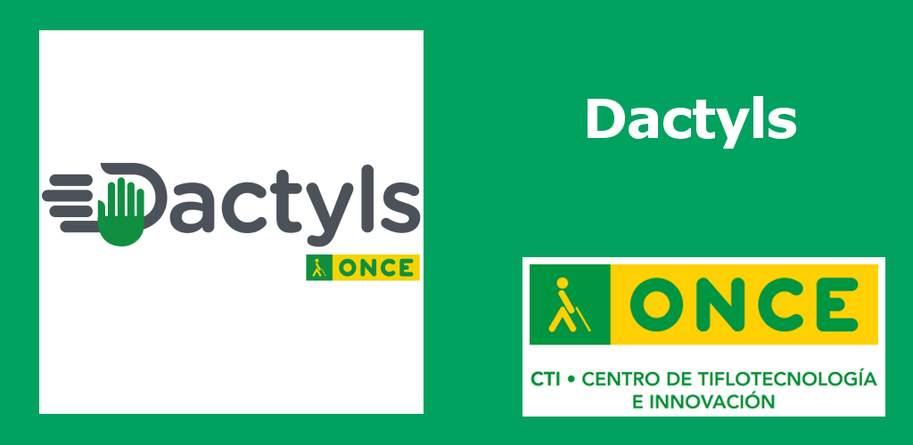Logotipo de Dactyls ONCE
